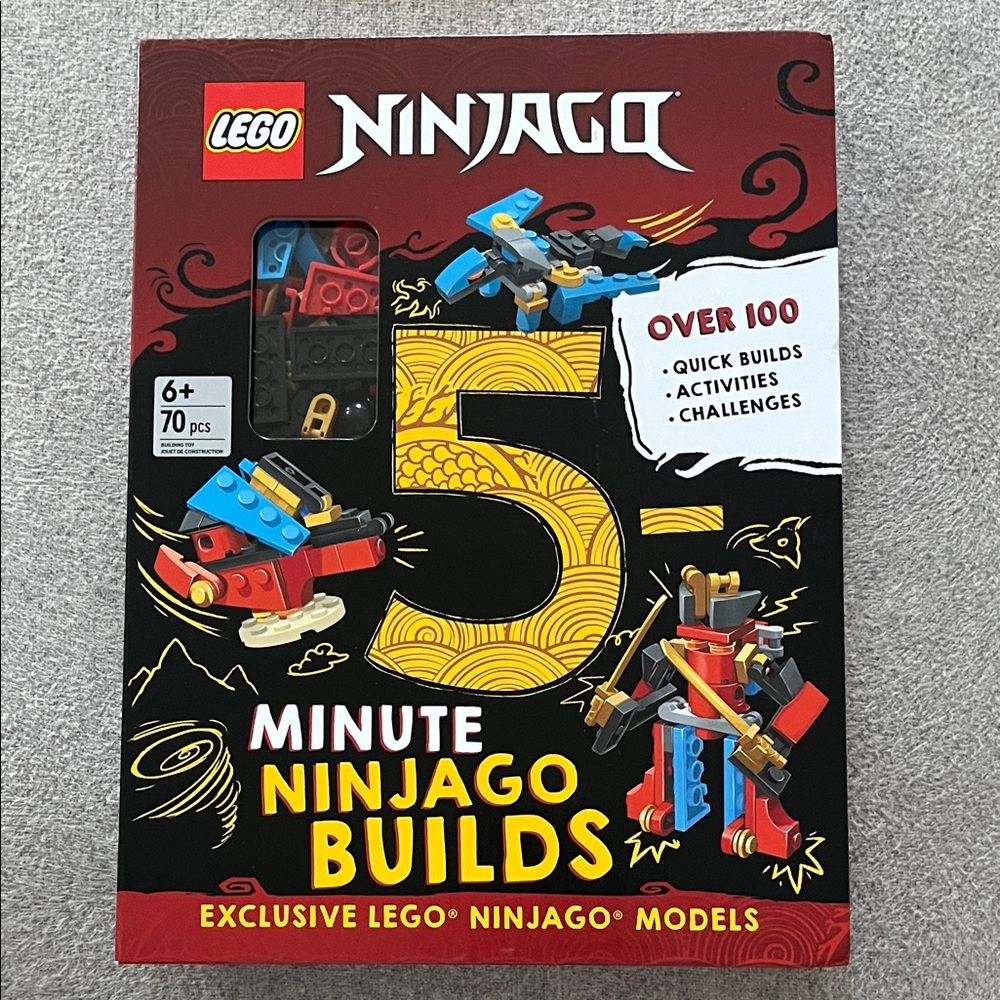 LEGO Ninjago Quick Build Set with Red, Blue, Yellow